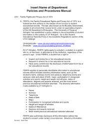 View professional privacy policy templates and generate your own privacy policy. Departmental Policies And Procedures Manual Template In Word And Pdf Formats Page 7 Of 9