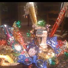 New Years Eve Host Gift Basket Themed Gift Baskets Raffle Baskets Silent Auction Baskets