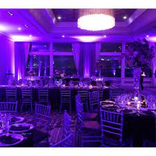 Purple Uplights Halloween Themed Wedding Wedding Rentals Purple Wedding Inspiration