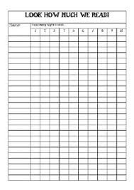 Reading Sticker Chart Worksheets Teaching Resources Tpt