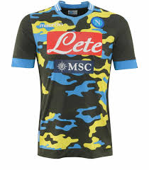 The kimbo logo is featured on the back. Ssc Napoli 2013 14 Viertes Trikot