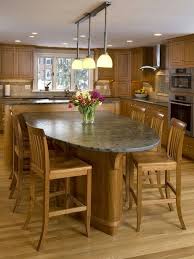 Really Efficient Use Of Table Counter Extension To Create Kitchen Seating Kitchen Island Dining Table Kitchen Island Table Combination Kitchen Island Design
