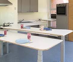 Table Ergonomique Fixe Pour Cuisine Reglable En Hauteur Collectivite Pasa Ehpad Centre De Reeducation Mobilier De Salon Meuble Bureau Table Bureau