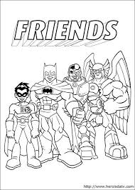 Choisis ton coloriage de super héros comme un coloriage de batman, un coloriage de tous les supers héros ont un point commun, ils ont une double identité. Coloriage Super Heros Amis Dessin Gratuit A Imprimer