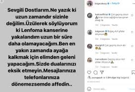 Arka sokaklar dizisindeki polis volkan karakteriyle hafızalara kazınan genç oyuncu boğaç aksoy, kansere yakalandığını duyurdu. Speggwys3pjv M