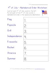 You can sort lists alphabetically in the desktop version of word. 4th Of July Alphabetical Order Worksheet All Kids Network