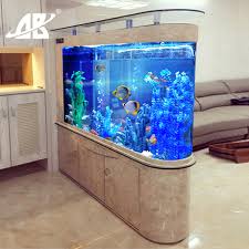 Modern fish tank designs vary greatly in not only shapes and sizes but also concepts and styles. Bullet Fish Tank Aquarium Living Room Eco Glass Household Large Medium And Small Xuanguan Floor Screen Free Of Water Change