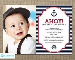 Share your favorite memories from this last year, alongside the fun party details. Nautical Invitation Nautical Printable First Birthday Invitation Boy Invitation Boy Birthday Invitations Nautical Birthday Invitations Nautical Birthday