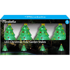 Solar buttfly garden stake lights set of 3, solar powered 30 led spiral tree butterfly figurines decorative landscape lighting with 8 lighting modes for path, yard, lawn, halloween, christmas $15.99 $ 15. Mirabella Solar Powered Led Tree Garden Stakes 4 Pack Woolworths