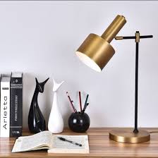 Sleek and modern, tw lighting's led desk lamp is a friendly budget option for those looking for the arm of the lamp extends and bends up to three feet, allowing it to illuminate your work space. American All Bronze Modern Desk Lamp Decorative Bedroom Table Light China Led Lighting Modern Lamp Made In China Com