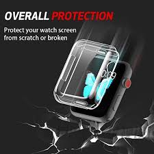 Price 8 97 Amazon Com Smiling Apple Watch 4 Clear Case With Buit In Tpu Screen Protector 40mm All A Apple Watch Case Apple Watch Apple Watch Accessories