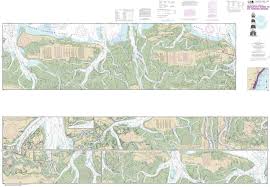 11507 Intracoastal Waterway Beaufort River To St Simons Sound East Coast Nautical Chart