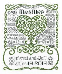 14 count, 35.02w x 28.48h cm 16 count, 30.64w x 24.92h cm this pdf pattern. Mr Mrs Wedding Cross Stitch Pattern