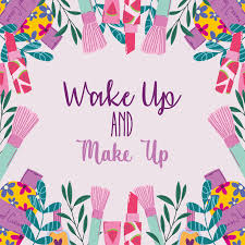 Wedding of @gitasherillia n basit. Make Up And Beauty Products Banner With Lettering 1377062 Vector Art At Vecteezy