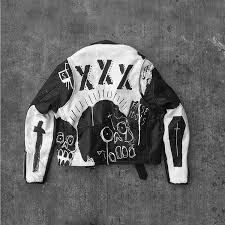 For Those Who Sin Forthosewhosin Instagram Photos And Videos Painting Leather Painted Jacket Fashion Inspo Outfits