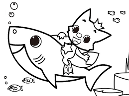 Baby shark and pinkfong coloring pages for kids. Baby Shark Coloring Pages And Other Top 10 Themed Coloring Challenges