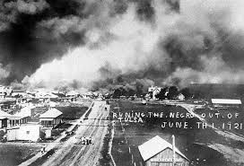During the tulsa race riots in 1921, black businesses and homes in the greenwood district in tulsa, oklahoma, were destroyed at in 1996, at the 75th anniversary of the massacre, the city of tulsa. Tulsa Race Massacre 1921