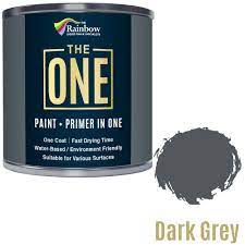 When it comes to exterior paint colors, we're admiring deeply saturated shades including green and gray and blue. One Paint One Coat Multi Surface Paint For Wood Metal Plastic Interior Exterior Dark Grey Satin 2 5 Litres Buy Online In Angola At Angola Desertcart Com Productid 74919054