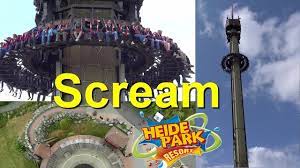 Im jahre 2003 wurde der ehemalige aussichtsturm 2 zum free fall turm umgebaut. Scream Heide Park Soltau Gyro Drop Free Fall Tower Scream Onride Offride Youtube