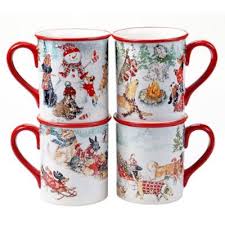 Certified International Special Delivery Mugs Set Of 4 Bed Bath And Beyond Canada Mugs Set Mugs Christmas Mugs