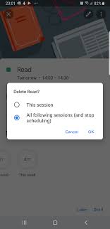 Unable To Delete A Goal Calendar Community