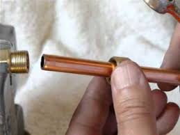 Make sure they fit before jumping into remove flame from fitting. Installing Compression Fittings On Pex And Copper Tubing Youtube