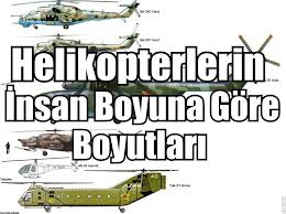 Helikopterlerin Insan Boyuna Gore Boyutlari 5 Helikopter Insan Havacilik