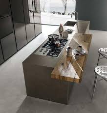 keuken met beton en hout cuisine moderne cuisine design moderne cuisines design
