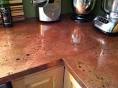 Copper sheeting for countertops