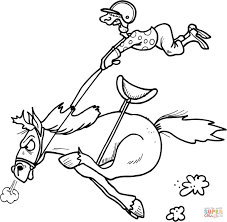 Jockey In A Horse Racing Competition Super Coloring Sports Coloring Pages Horse Coloring Pages Coloring Pages