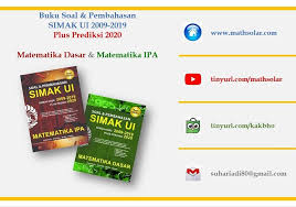 Pembahasan soal matematika ipa simak ui 2016 kode 1 jlk9mx1me545. Pembahasan Matematika Ipa Simak Ui 2016 Ilmu Soal