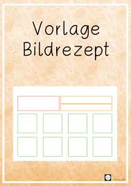 Dies ist eine barrierefreie vorlage. Vorlage Rezept Unterrichtsmaterial In Den Fachern Deutsch Hauswirtschaft Hauswirtschaft Deutsch Unterricht Vorlagen