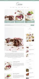 Cuisine Wordpress Blog Recipe Theme Food Blog Design Templates Food Blogs Design Food Blog Design