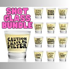 Shot Glass Quotes Svg Bundle, Alcohol Quotes Svg, Funny Sarcastic Drinking  Svg, Tequila Svg, Cut Files for Cricut, Silhouette, Glowforge