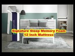Signature Sleep Mattress Reviews Signature Sleep 12 Inch Memory Foam Mattress Reviews Https Memory Foam Mattress Reviews Mattresses Reviews Sleep Mattress
