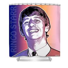 Ringo Starr Shower Curtains for Sale