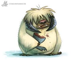 Daily Paint 1001 Wampa Fa Piper Thibodeau Daily Painting Cute Animal Drawings Star Wars Drawings