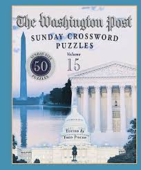 The best free online crossword is brand new, every day. The Washington Post Sunday Crossword Puzzles Volume 15 Buy Online In Dominica At Desertcart 10994960