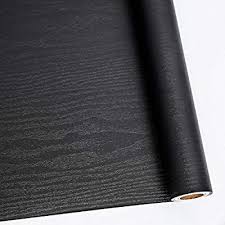 Black And White Contact Paper Dollar Tree Amazon Com Abyssaly 24 X 118 Black Wood Contact Paper Decorative Self Adhesive Film Furniture Real Wood T Contact Paper Decorative Adhesive Paper Black Wood