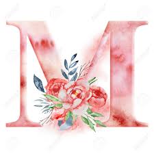It's also building a better bmw. Floral Watercolor Alphabet Monogram Initial Letter M Design With Hand Drawn Peony Flower For Wedding Invitation Cards Stock Photo Picture And Royalty Free Image Image 95114010
