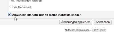 Ich bin bis (datum) nicht im büro. Anleitung Abwesenheitsnotiz In Gmail Einstellen Tutonaut De