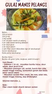Simak ✅ resep cara membuat cookies aroma jahe dan kayu manis. Gulai Manis Pelangi Resep Vegetarian Love Peace Veggie
