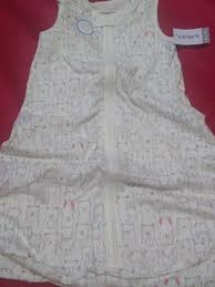Baby Sleep Bag Algodao Sem Manga 9m Carter S Roupa Infantil Para Bebe Carter S Nunca Usado 49407530 Enjoei