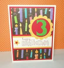 Homemade Birthday Card For 4 Year Old Boy 3rd Birthday Card Handmade Happy 3rd Birthday Card Kid S Birthday Cards Old Birthday Cards Birthday Cards Kids Birthday Cards