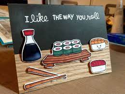 Sushi Card For Dad Birthday Cards Diy Funny Birthday Cards Father S Day Diy