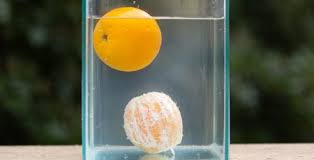 does an orange float or sink?