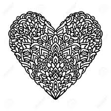 Jan 26, 2019 · 763 valentine's day coloring pages, sheets, cards: Hand Drawn Heart Mandala Style Design For St Valentine Day Cards Coloring Book Pattern Vector Black And White Doodle Illustration Royalty Free Cliparts Vectors And Stock Illustration Image 92600713