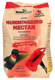 You just need sugar and water and the right ratio to make as much or as little as your you really don't need an expensive or fancy feeder to attract hummingbirds to your backyard. Homestead Natural Red Powder Nectar Concentrate Hummingbird Food 2 Lb Chewy Com