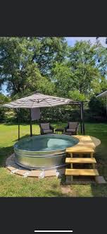 I Want This Small Backyard Pools Backyard Patio Stock Tank Pool
