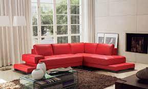 Recognized your red leather sectional couches as it offers a part of mood on any room. Luxurious Leather Curved Corner Sofa With Pillows Chandler Arizona Vig Furniture Moscow 2226
